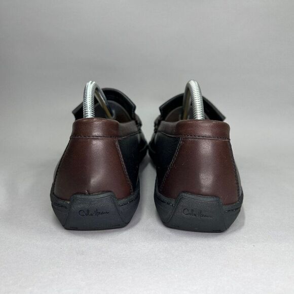 Cole Haan Men\'s Size 9 Black & Brown Leather Tassel Loafers‎